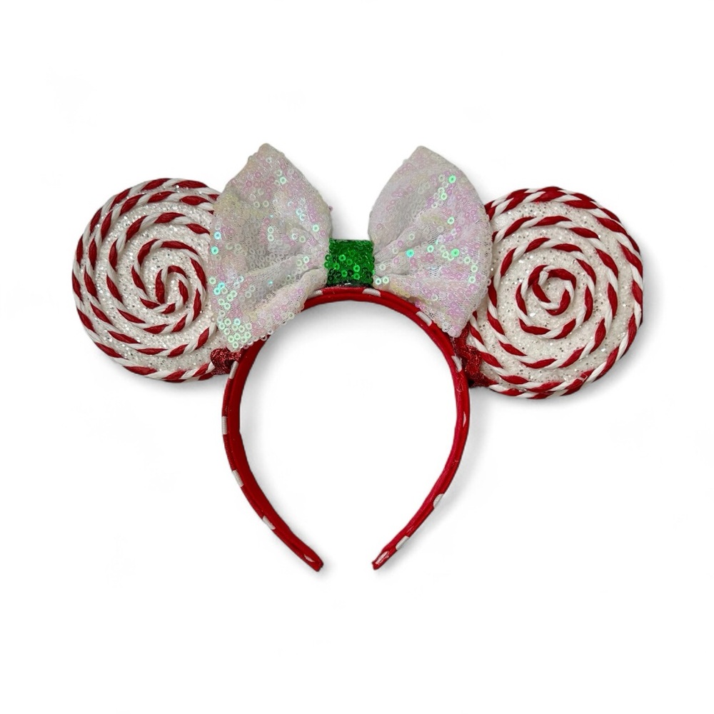 Peppermint Christmas Minnie Mouse Ears